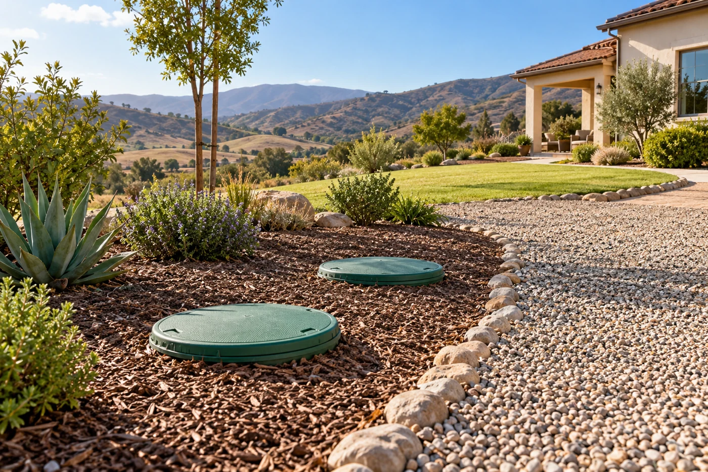 Representative septic service scene